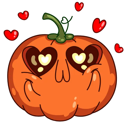 ❤️ Эмодзи «Pumpkin Jack» для Telegram