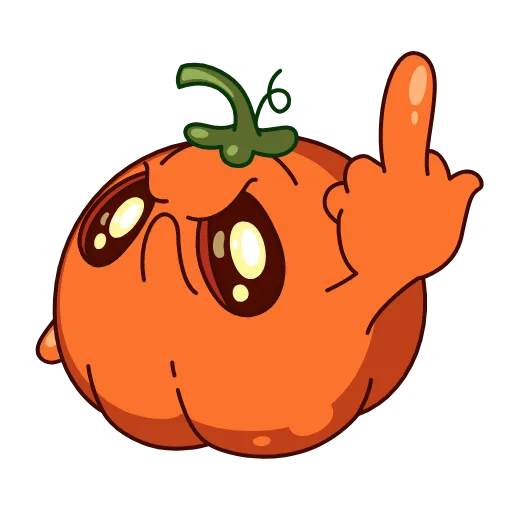 🖕 Эмодзи «Pumpkin Jack» для Telegram