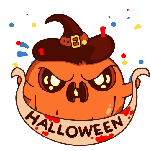 🎃 Стикер «Тыковка Джек» для Telegram