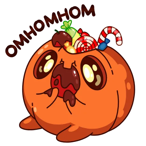 🍭 Стикер «Тыковка Джек» для Telegram