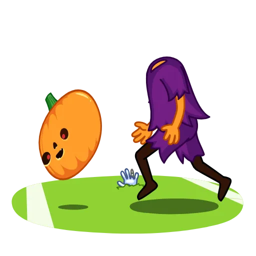 ⛹️‍♂️ Эмодзи «Хеллоуинсая Тыква» для Telegram
