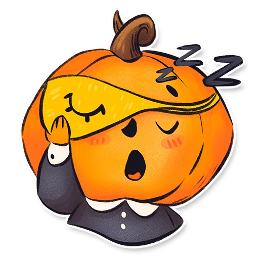 😴 Стикер «Тыковка Памкинесса» для Telegram