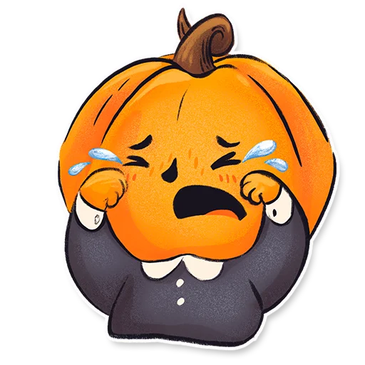 😭 Стикер «Тыковка Памкинесса» для Telegram
