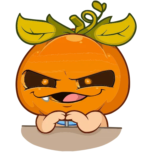 😈 Эмодзи «Набор с Тыквычем к Хэллоуину из ВК в качестве» для Telegram