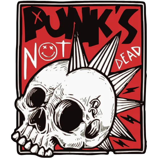 🏴‍☠ Эмодзи «Панк» для Telegram
