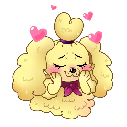 🥰 Стикер «PuppyCorn» для Telegram
