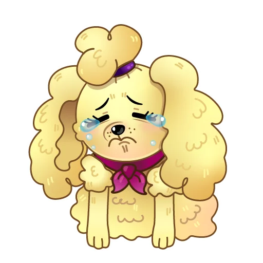 😭 Стикер «PuppyCorn» для Telegram