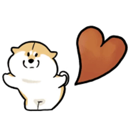 ❤️ Стикер «Puppy Goji» для Telegram