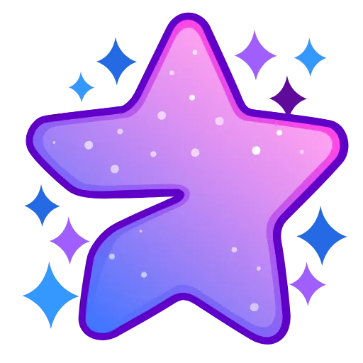 ⭐️ Эмодзи «𝗣𝘂𝗿𝗽𝗹𝗲 𝗲𝗺𝗼𝗷𝗶 ☞» для Telegram