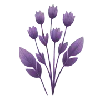 🌸 Эмодзи «🌸 Purple - пурпурные эмодзи» для Telegram