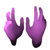 🤲 Эмодзи «Purple Aesthetics» для Telegram