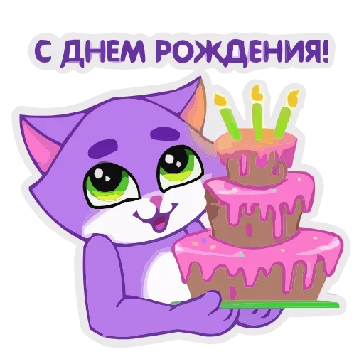 🎂 Эмодзи «Котик» для Telegram