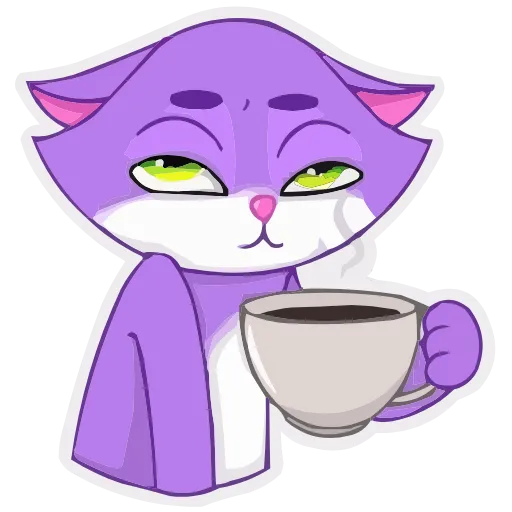 ☕️ Эмодзи «Котик» для Telegram
