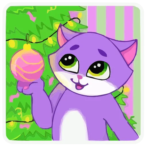 🎄 Эмодзи «Котик» для Telegram