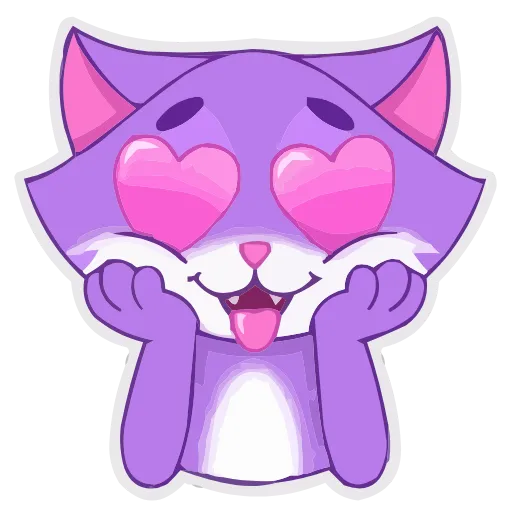😍 Эмодзи «Котик» для Telegram