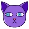 👀 Эмодзи «Purple Cat» для Telegram