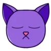 😌 Эмодзи «Purple Cat» для Telegram