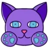 🤗 Эмодзи «Purple Cat» для Telegram