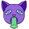 🤮 Эмодзи «Purple Cat» для Telegram