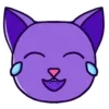 😂 Эмодзи «Purple Cat» для Telegram