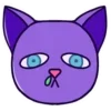 🤧 Эмодзи «Purple Cat» для Telegram