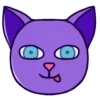 😋 Эмодзи «Purple Cat» для Telegram