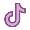 💜 Эмодзи «Purple Sable - фильтровые иконки, буквы» для Telegram