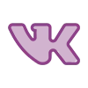 💜 Эмодзи «Purple Sable - фильтровые иконки, буквы» для Telegram