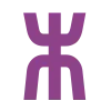 💜 Эмодзи «Purple Sable - фильтровые иконки, буквы» для Telegram