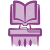 📖 Эмодзи «Purple Sable - фильтровые иконки, буквы» для Telegram