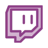 💜 Эмодзи «Purple Sable - фильтровые иконки, буквы» для Telegram