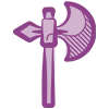 🗡 Эмодзи «Purple Sable - фильтровые иконки, буквы» для Telegram