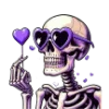🥀 Эмодзи «Purple Lady - фиолетовые буквы» для Telegram