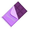 🍫 Эмодзи «Purple Lady - фиолетовые буквы» для Telegram