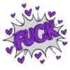 🈵 Эмодзи «Purple Lady - фиолетовые буквы» для Telegram