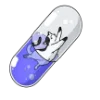💊 Эмодзи «Purple Lady - фиолетовые буквы» для Telegram