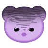 😊 Эмодзи «ˋʚ 𝑝𝑢𝑟𝑝𝑙𝑒 𝑏𝑒𝑎𝑟» для Telegram