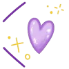 😊 Эмодзи «ˋʚ 𝑝𝑢𝑟𝑝𝑙𝑒 𝑏𝑒𝑎𝑟» для Telegram