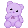 😊 Эмодзи «ˋʚ 𝑝𝑢𝑟𝑝𝑙𝑒 𝑏𝑒𝑎𝑟» для Telegram