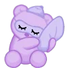 😊 Эмодзи «ˋʚ 𝑝𝑢𝑟𝑝𝑙𝑒 𝑏𝑒𝑎𝑟» для Telegram