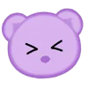 😊 Эмодзи «ˋʚ 𝑝𝑢𝑟𝑝𝑙𝑒 𝑏𝑒𝑎𝑟» для Telegram