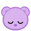 😊 Эмодзи «ˋʚ 𝑝𝑢𝑟𝑝𝑙𝑒 𝑏𝑒𝑎𝑟» для Telegram