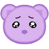 😊 Эмодзи «ˋʚ 𝑝𝑢𝑟𝑝𝑙𝑒 𝑏𝑒𝑎𝑟» для Telegram