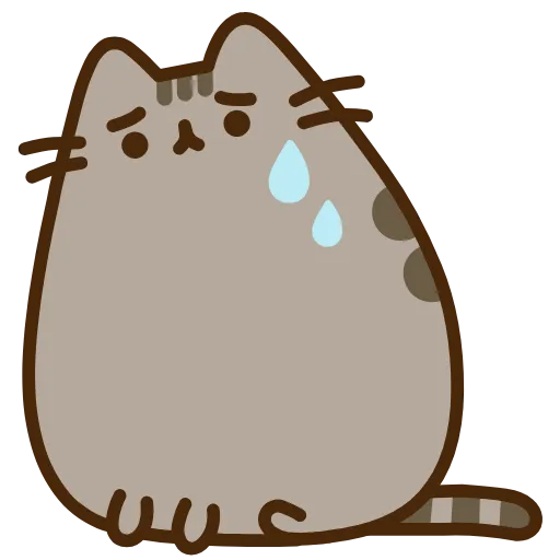 😓 Эмодзи «Pusheen The Cat» для Telegram