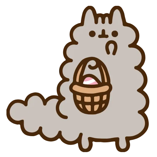 😻 Эмодзи «Pusheen The Cat» для Telegram
