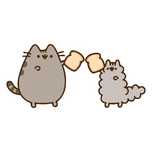 🍞 Эмодзи «Pusheen The Cat» для Telegram