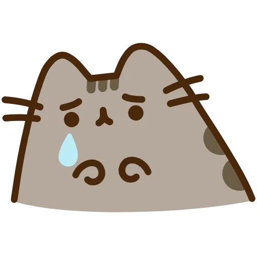 😢 Эмодзи «Pusheen The Cat» для Telegram