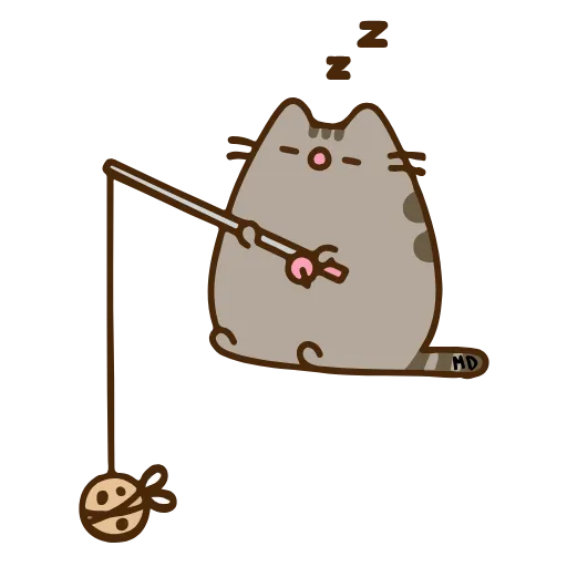 😴 Эмодзи «Pusheen The Cat» для Telegram