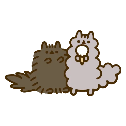 🍦 Эмодзи «Pusheen The Cat» для Telegram