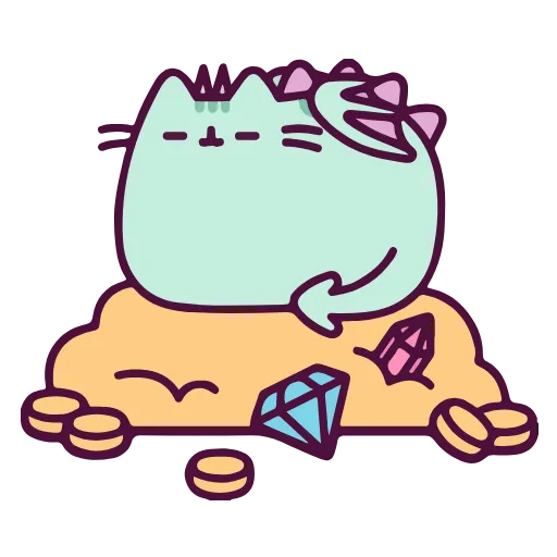 🐉 Эмодзи «Pusheen The Cat» для Telegram